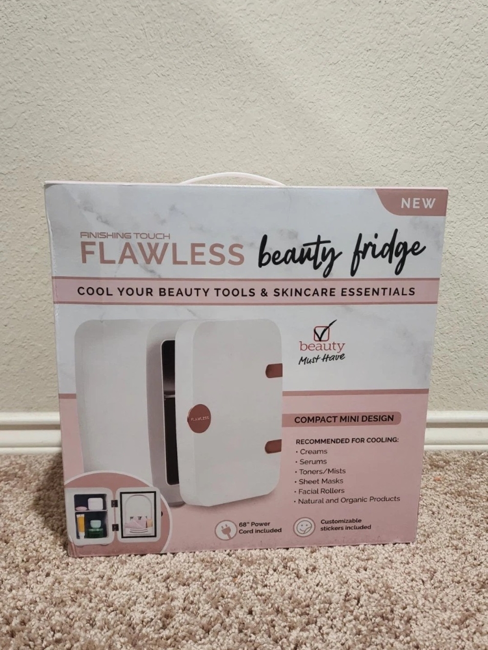 Finishing Touch FTFBFR Flawless Beauty 5L Mini Fridge - White